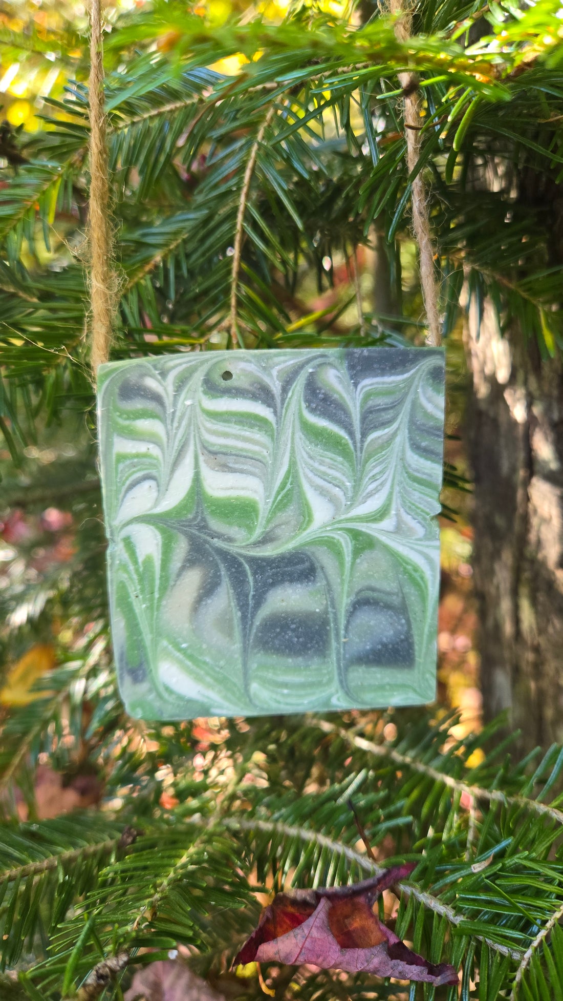 Savon aux huiles essentielles de cèdre, de sapin baumier,épinette noire et pin sylvestre